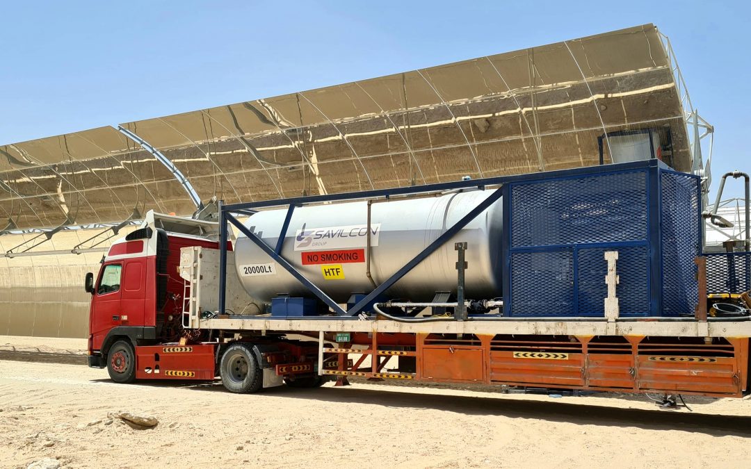 Finalizan los trabajos de pruebas de presión de lazos en campo solar PT1 de proyecto solar  Mohammed bin Rashid Al Maktoum Solar Park, en Dubai